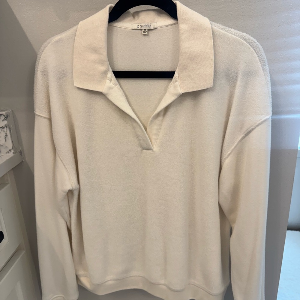 Z Supply Ivory Fleece